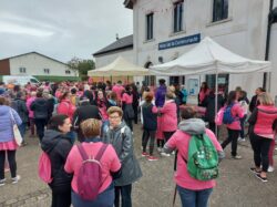Plus de 560 personnes à la marche rose de la CCOB